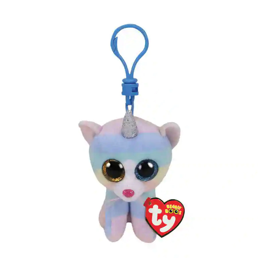 BEANIE BOOS CLIP HEATHER - CAT WITH HORN