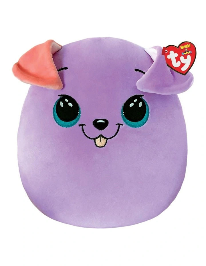 BEANIE SQUISH- BITSY DOG PURPLE