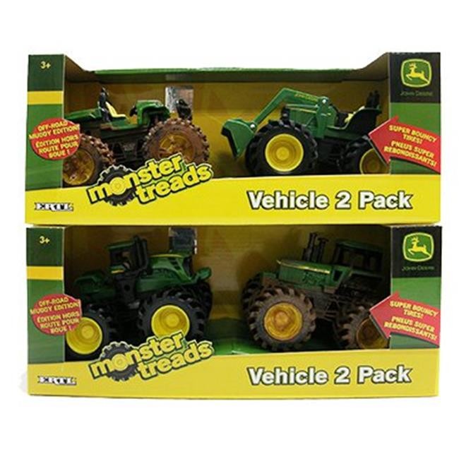 John Deere Monster Treads 2 PACK ASST BLACK GOLD 720
