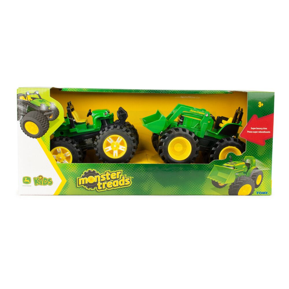 John Deere Monster Treads 2 PACK ASST BLACK GOLD 720