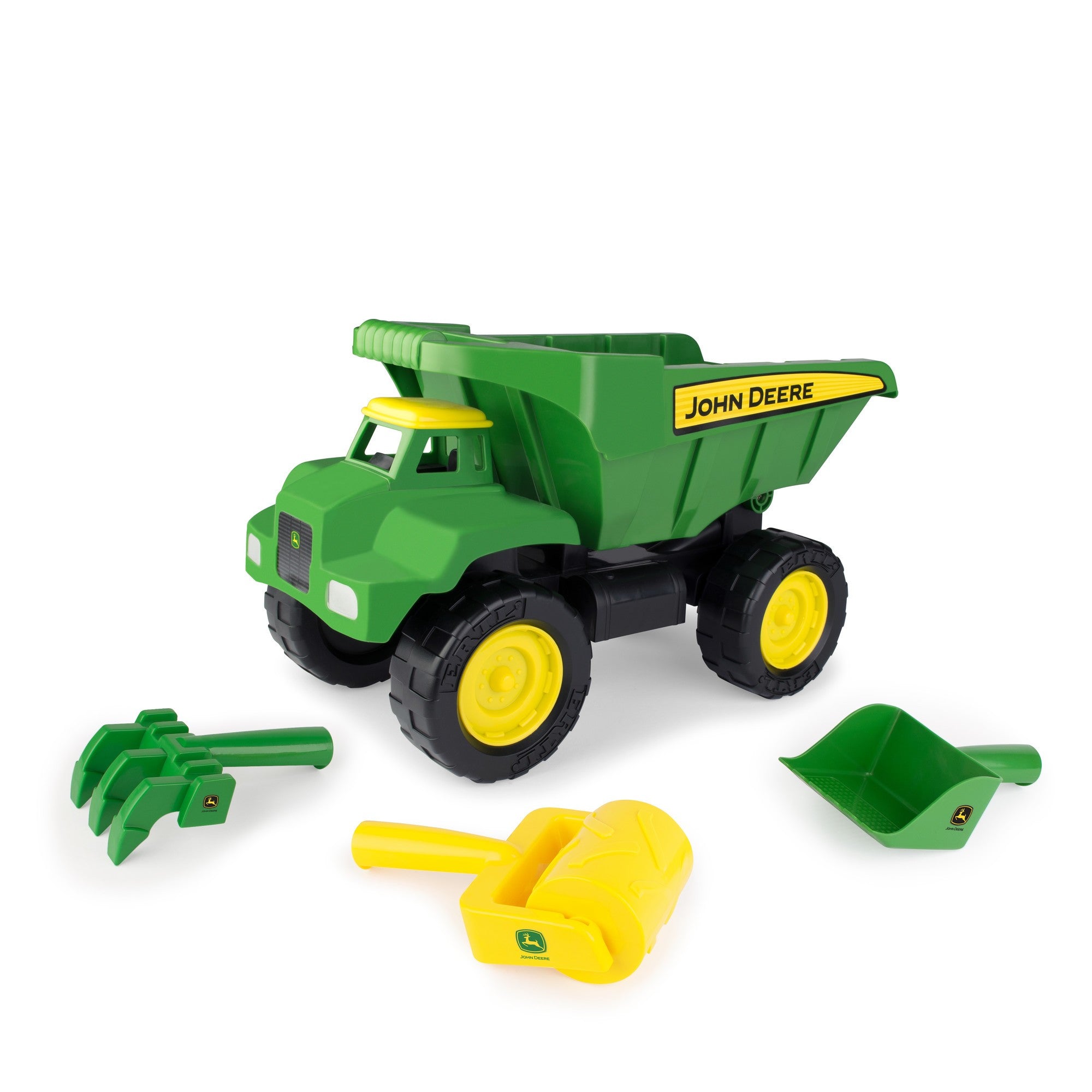 John DEERE 15 in. BIG SCOOP Dump TRUCK WITH SAND Toys
