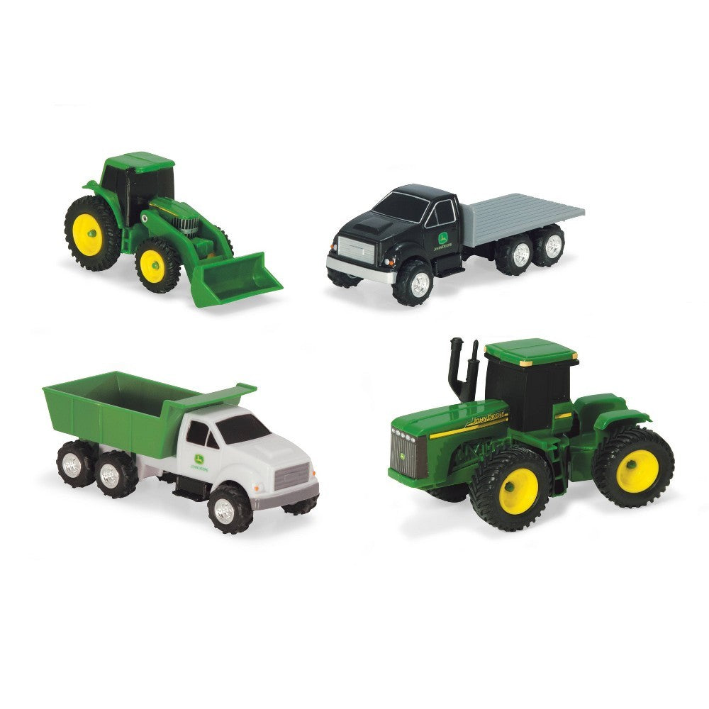 John Deere 4 Piece CARDED SET - Imaginative PLAY FOR Ages 3 TO 9