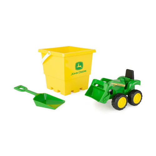 John Deere 15cm Sand Pit Bucket Set - Green Tractor