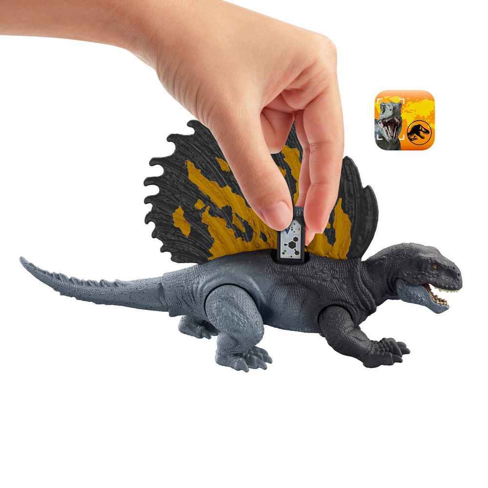Jurassic World Strike Attack Edaphosaurus Dinosaur Action Figure Toy with Attack Feature