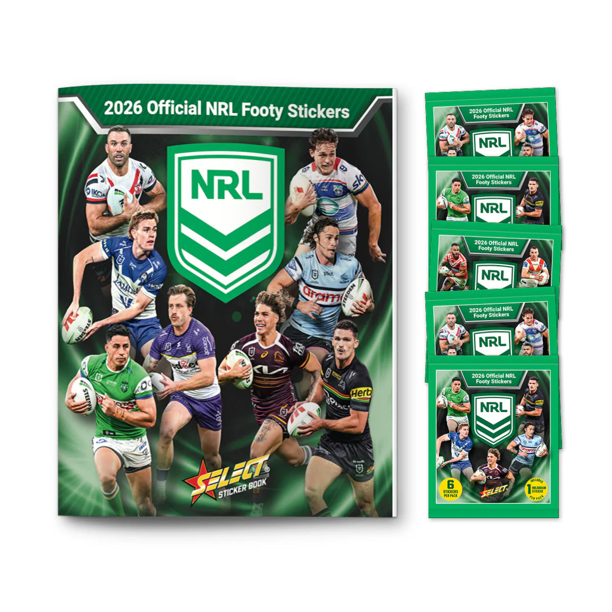 26NRL STICKERS VP ALBUM CDU20: 2026