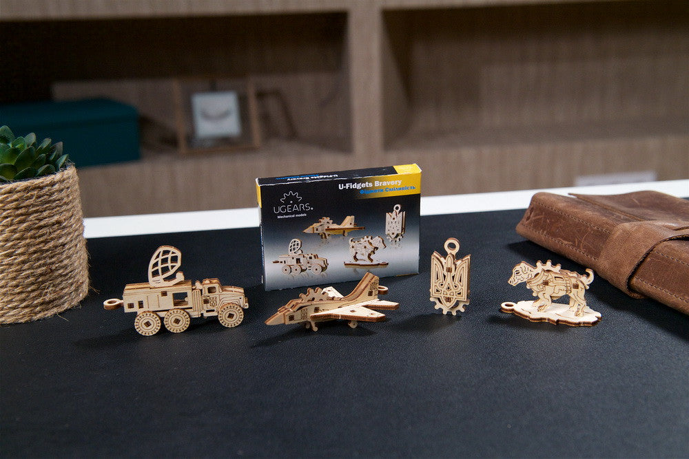 UGEARS U-FIDGET BRAVERY