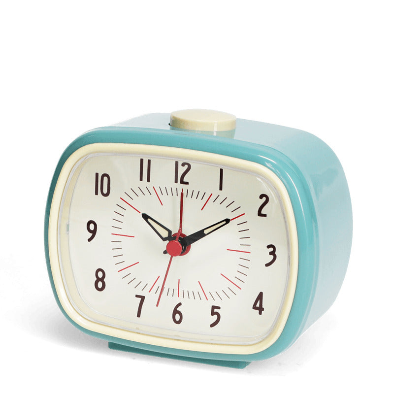 RETRO BLUE ALARM CLOCK