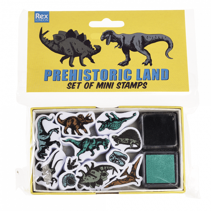 Rex London Set of Mini Stamps - Prehistoric