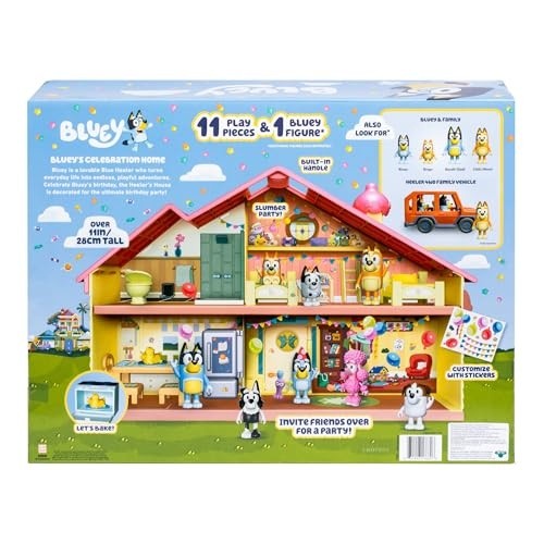 Bluey Season 11 Bluey's Home BIRTHDAY PLAYSET Ages 3+