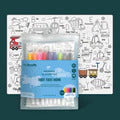 HEY DOODLE TOOT TOOT HONK REUSABLE SILICONE MAT