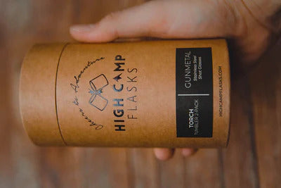 Barebones HIGH Camp Shot Glasses 2 PACK - GUNMETAL