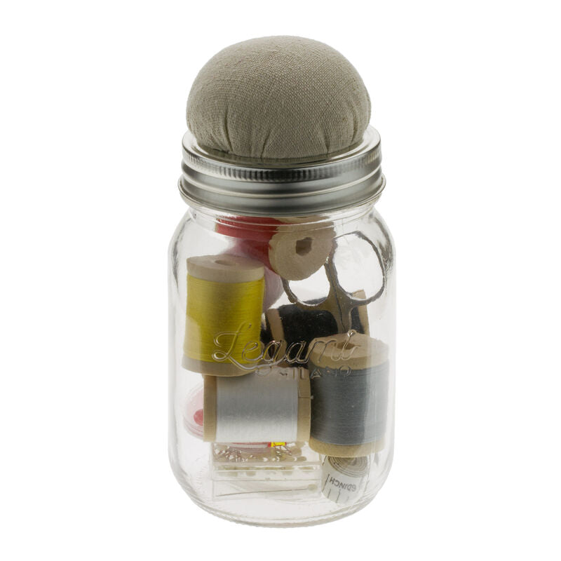 SEWING KIT IN A JAR