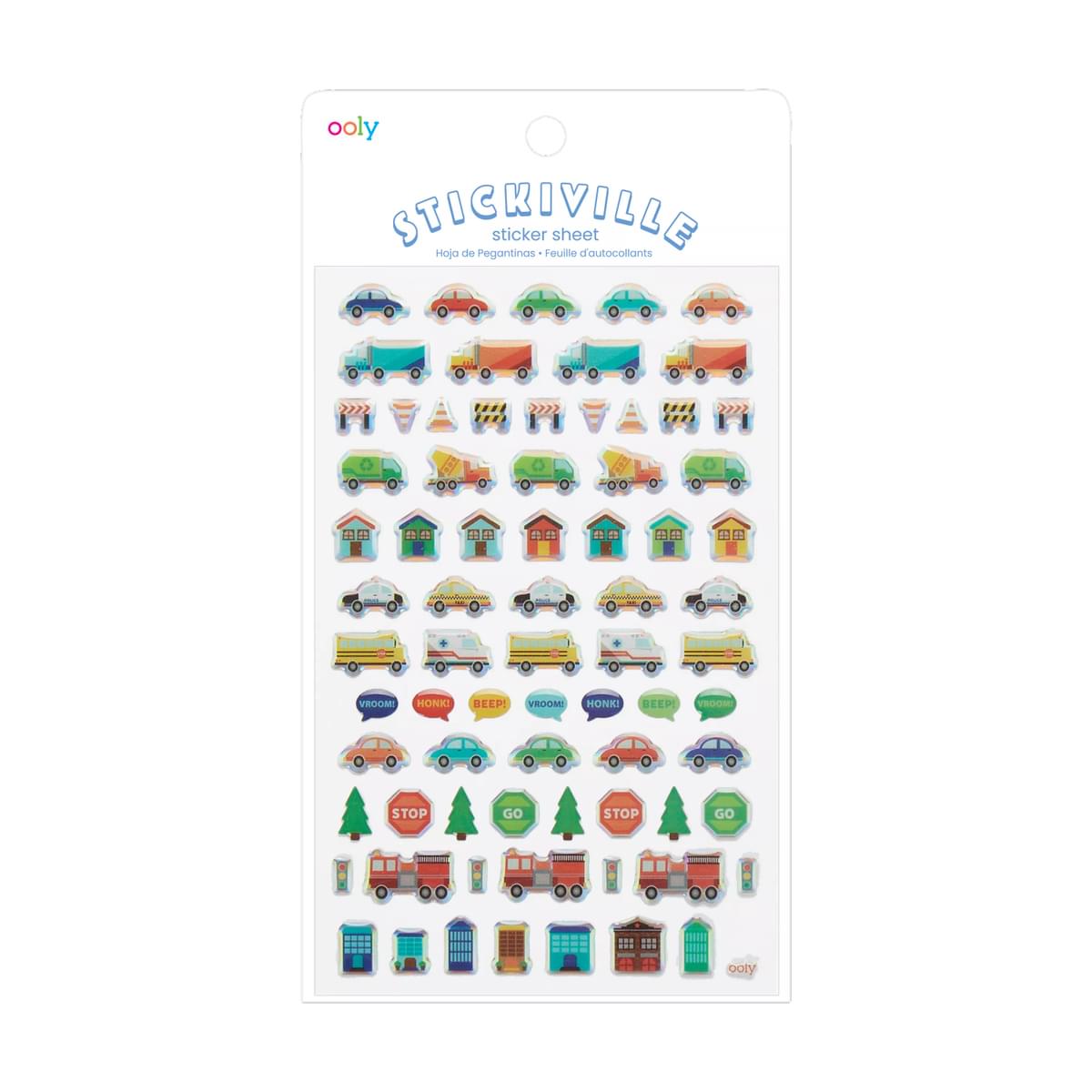 OOLY ITSY BITSY STICKERS WHEELS
