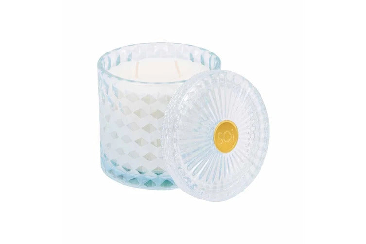 The SOi Co Lotus Blossom Acai Shimmer Candle 15oz