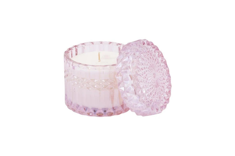 The SOi Co Champagne Lily Petite Shimmer Candle 8oz