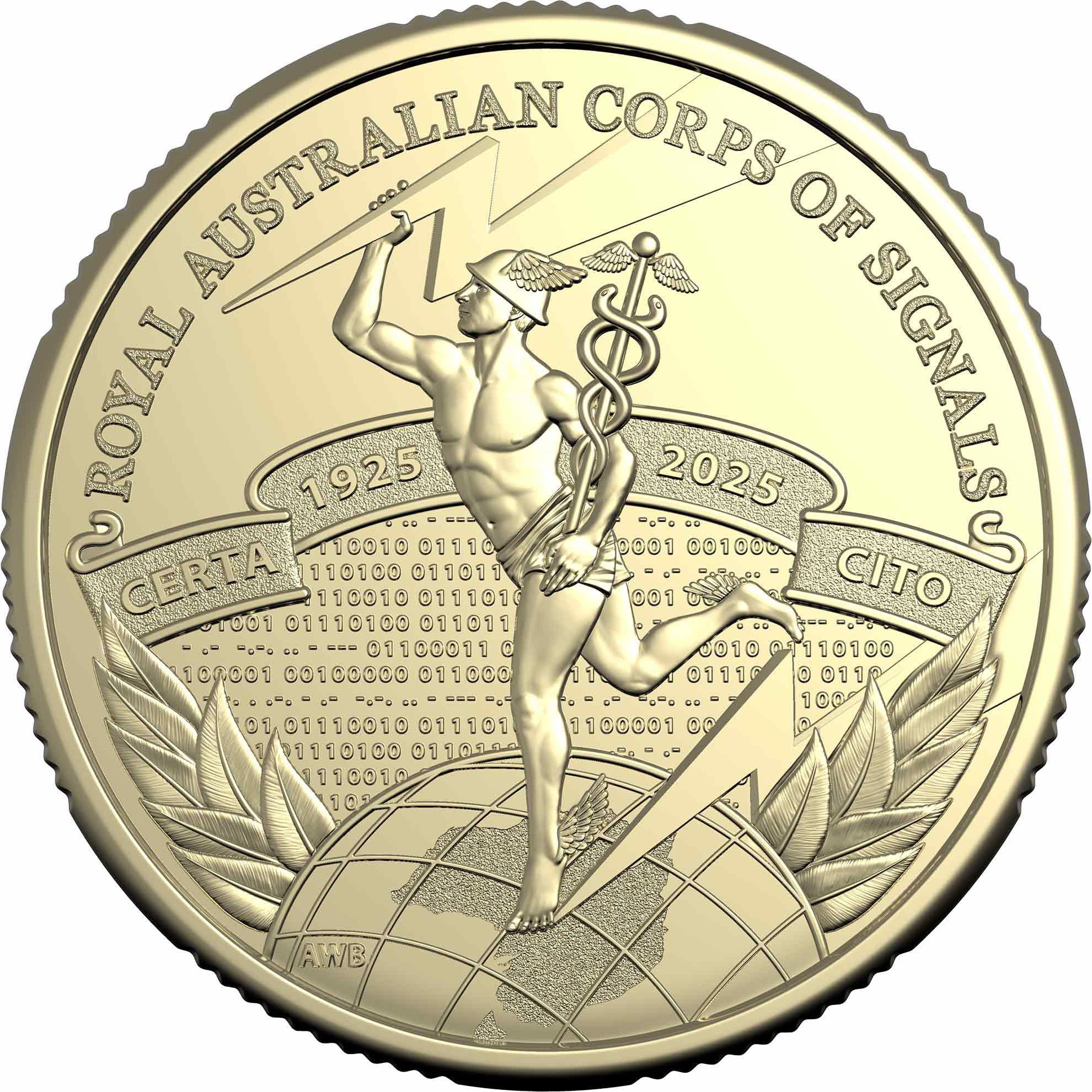 2025 $1 UNCIRCULATED COIN - CENTENARY OF ROYAL AUSTRALIAN CORPS OF SIGNAL