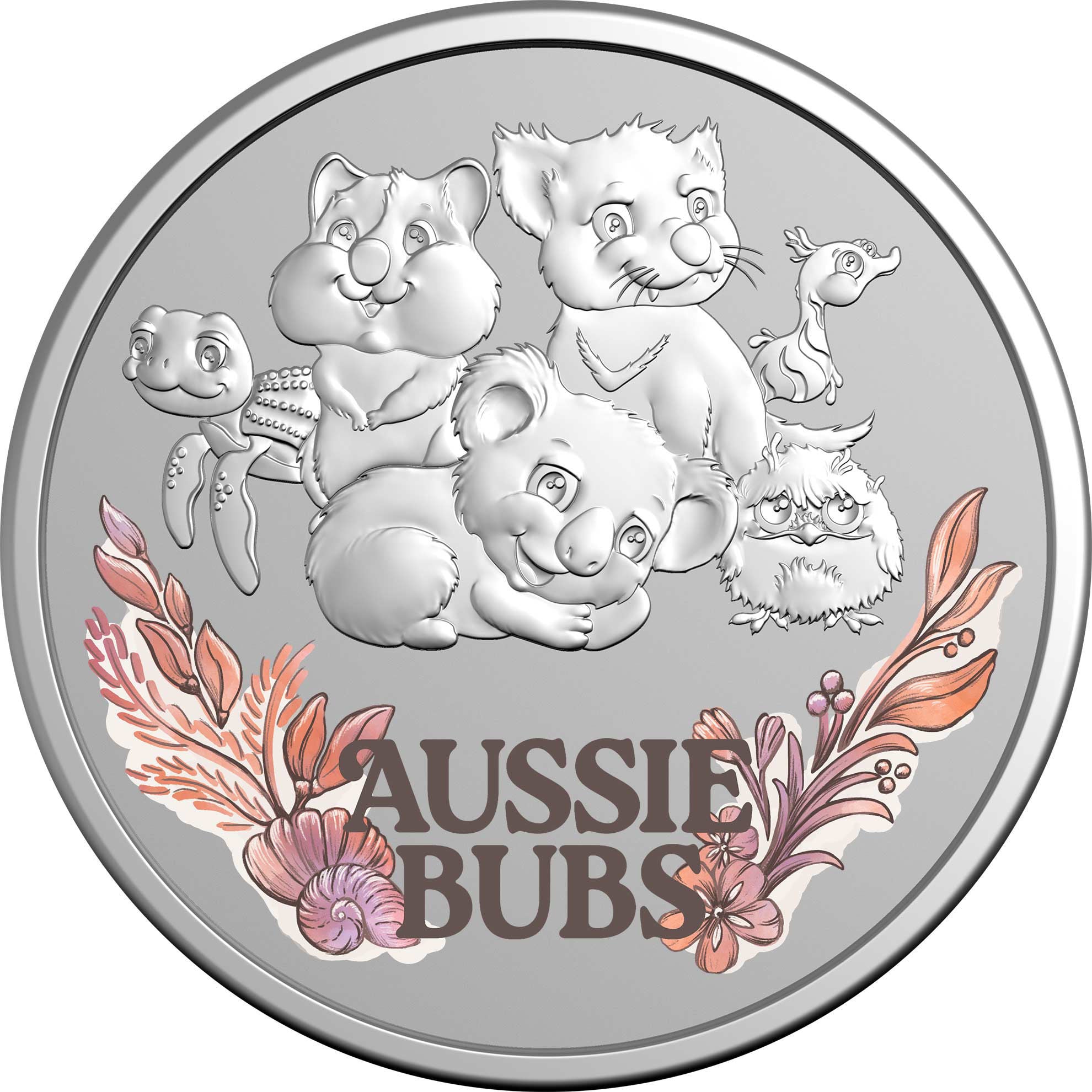 2025 SIX COIN COLOURED UNCIRCULATED BABY YEAR SET - AUSSIE BUBS
