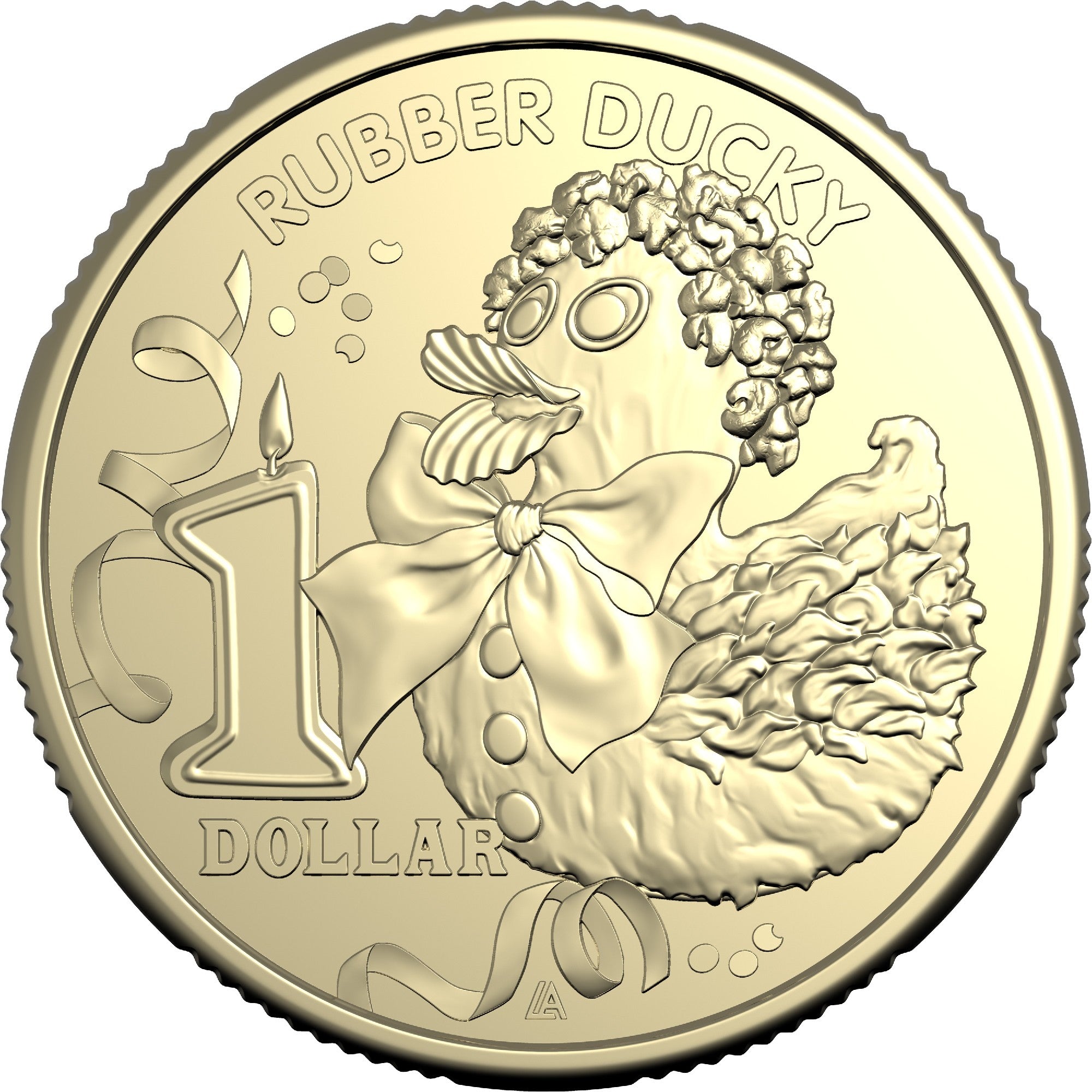 AWW 2025 $1 AIBr Uncirculated COIN - RUBBER Ducky