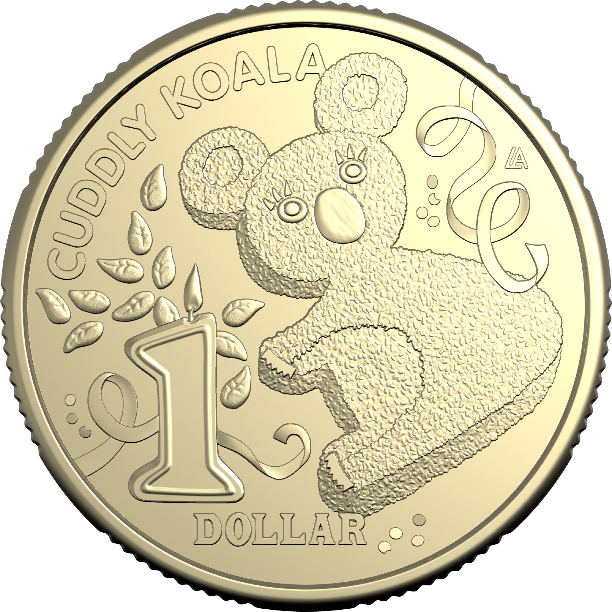 AWW 2025 $1 AIBr Uncirculated Coin - Cuddly Koala