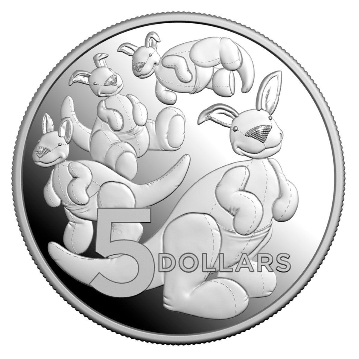 COIN 2024 $5 1oz FINE SILVER PROOF BABY COIN TOY KANGAROO