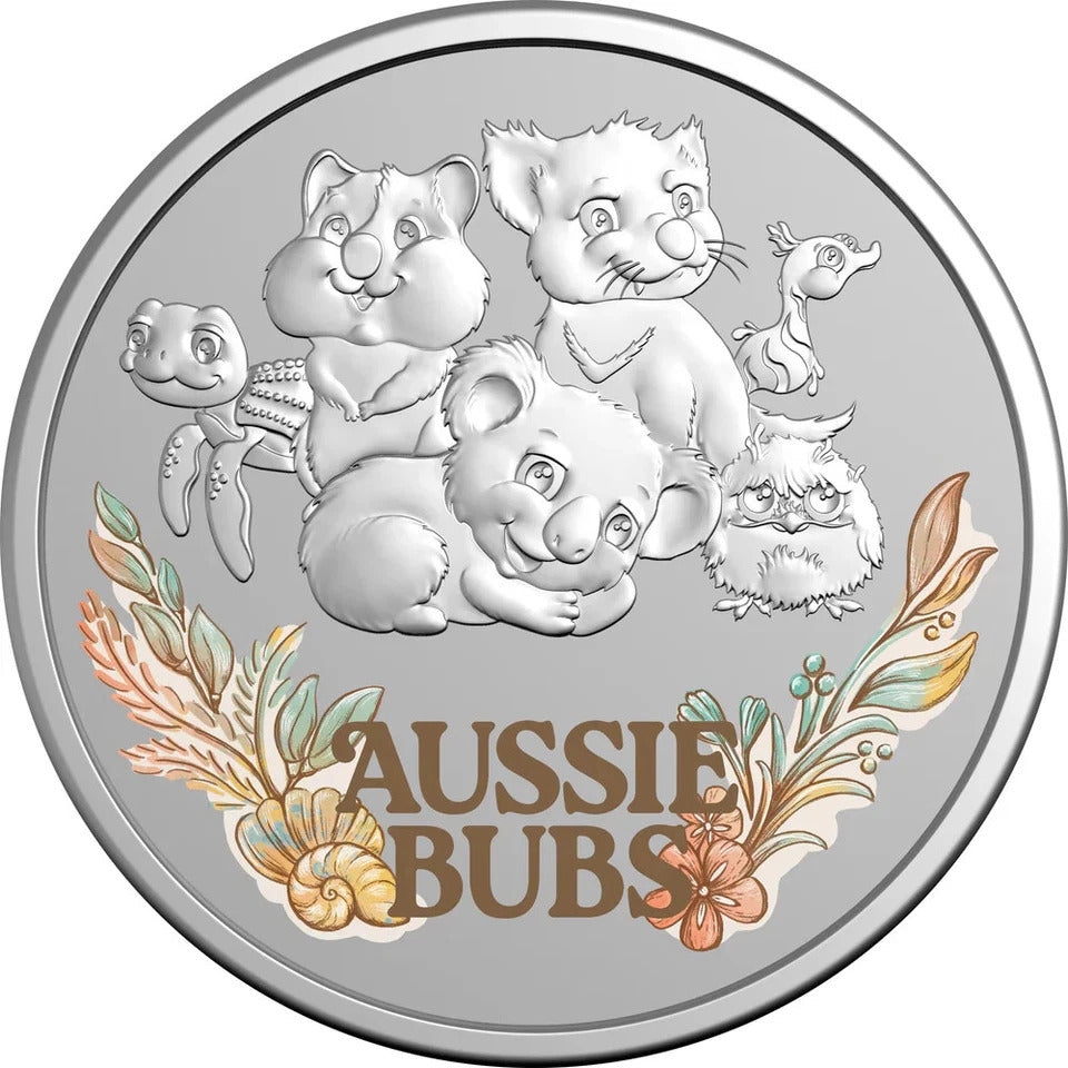2026 Uncirculated 6 Coin Baby set with Token Aussie Baby Animals