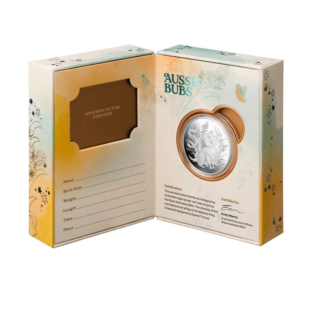 2026 $5 Proof 1oz 40mm Aussie Baby Coin