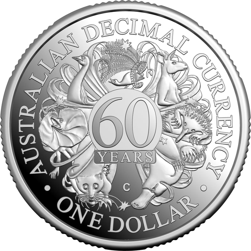 2026 Coin Pack $1 Proof Ag 'C' Mintmark 60th Anniversary of Decimal Currency