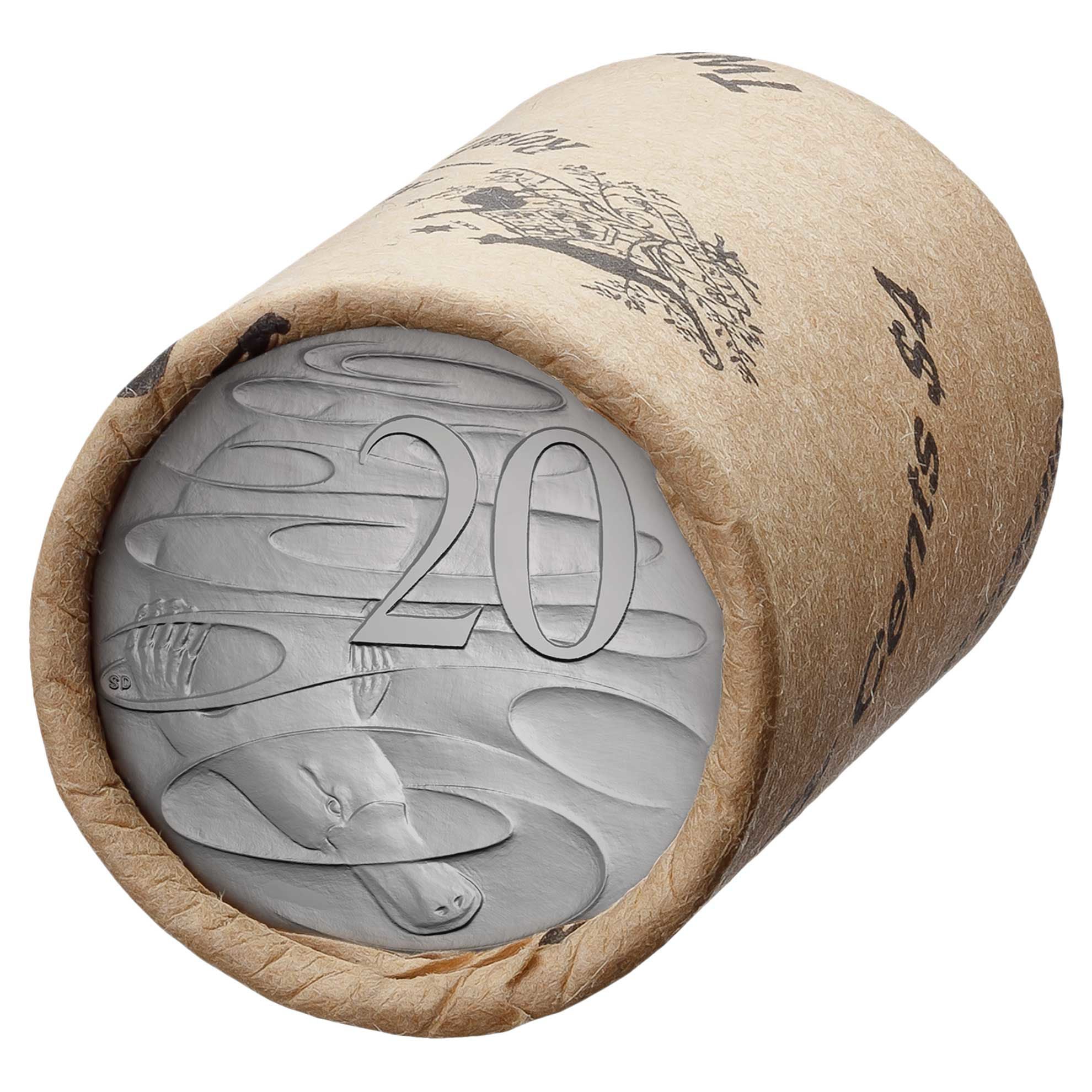 2025 20c COIN ROLL - NON PREMIUM