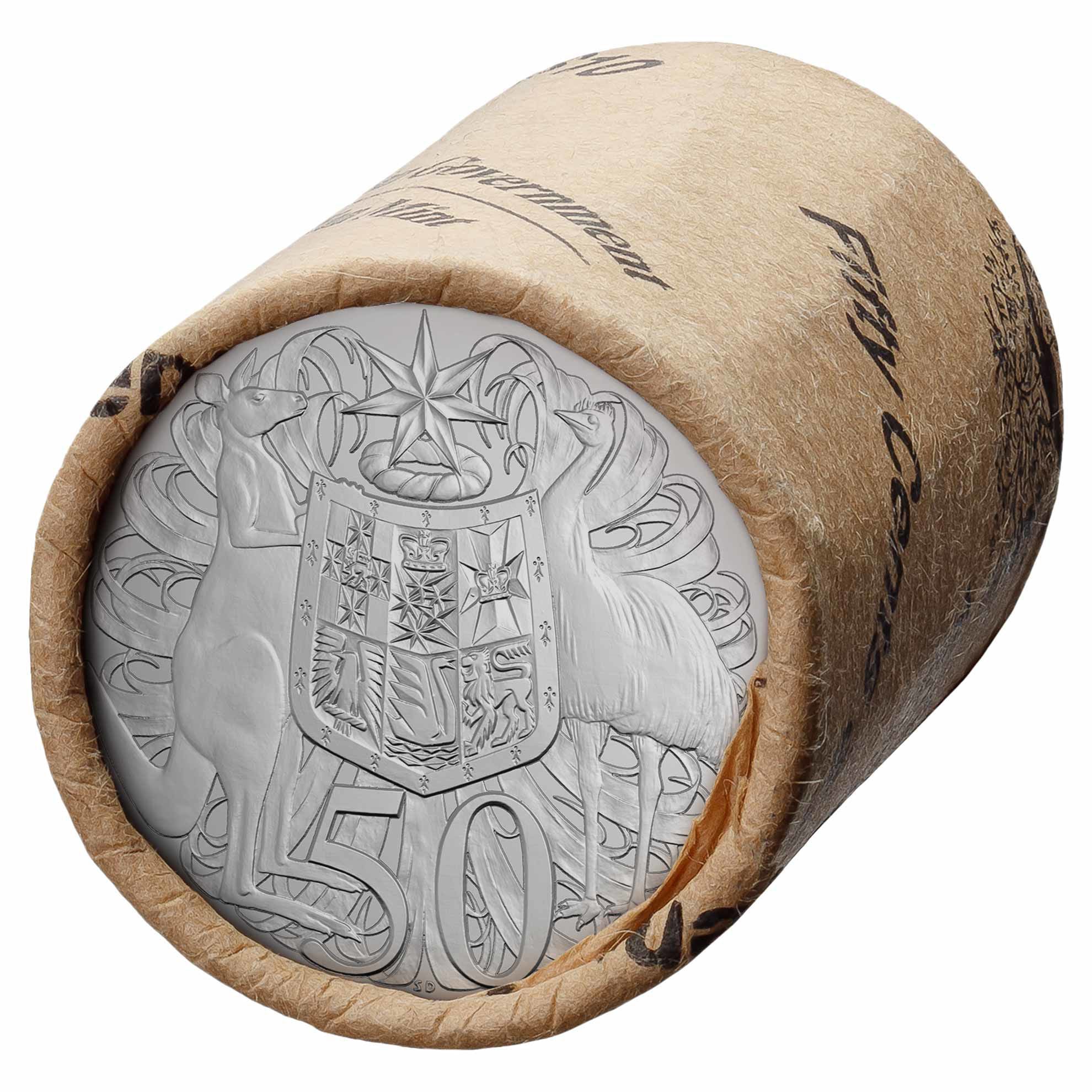 2025 50c COIN ROLL - NON PREMIUM