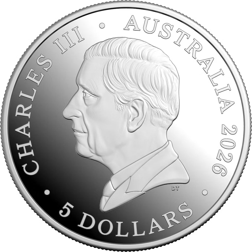 2026 $5 1oz Fine Silver Proof Coin - HM Queen Elizabeth 11 Centenary of Birth