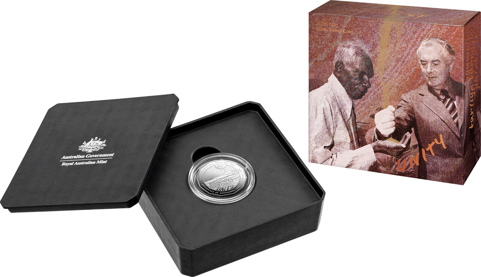 2026 50c Silver Proof Coin - Unity: Wave Hill Walk Off 60th & Aboriginal Land Rights 50th Anniversaries