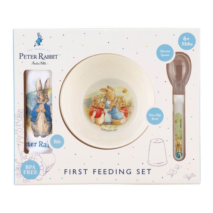 PETER RABBIT FIRST FEEDING SET