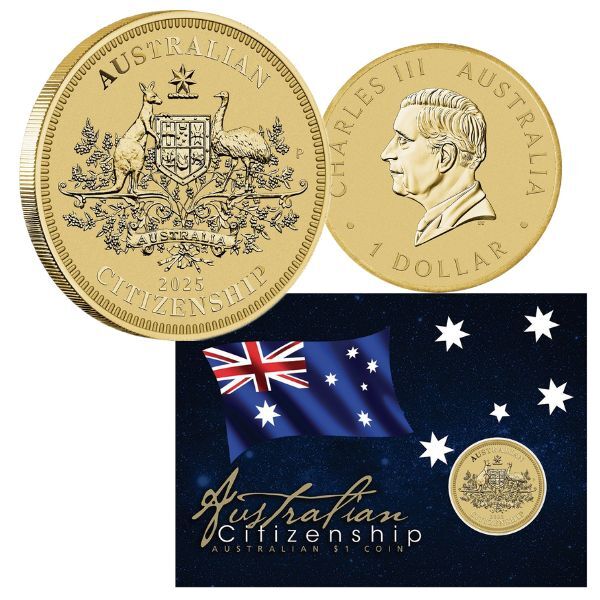 2026 Australian Citizenship Coin In Card