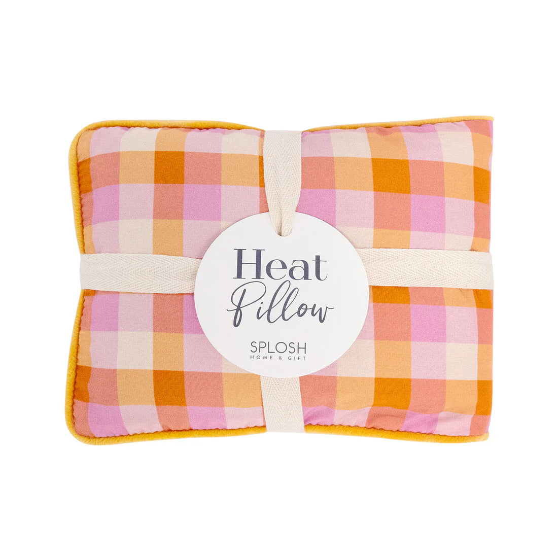 Wellness Gingham Heat Pillow
