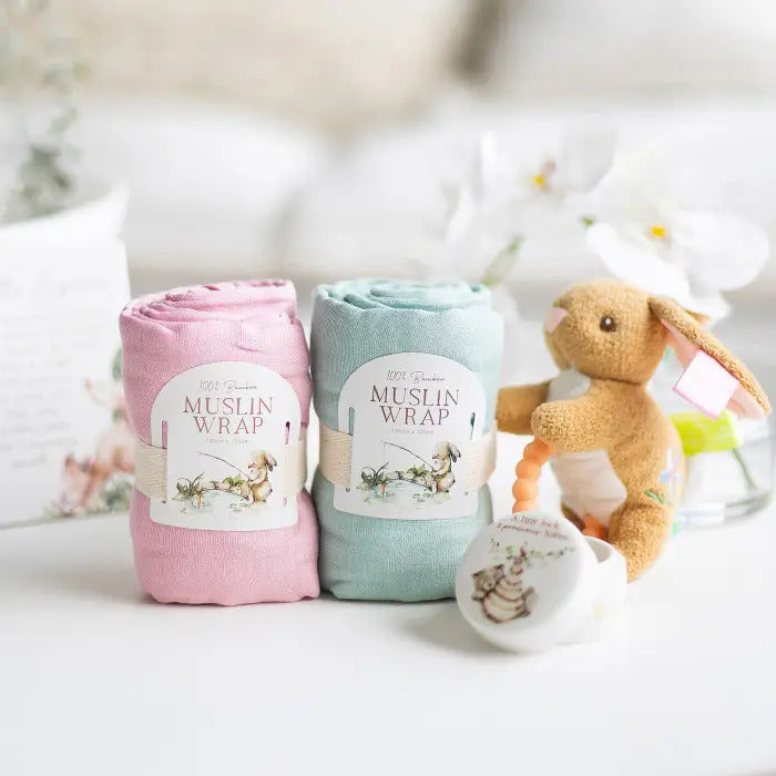 Tiny Wonders Pink Muslin Wrap
