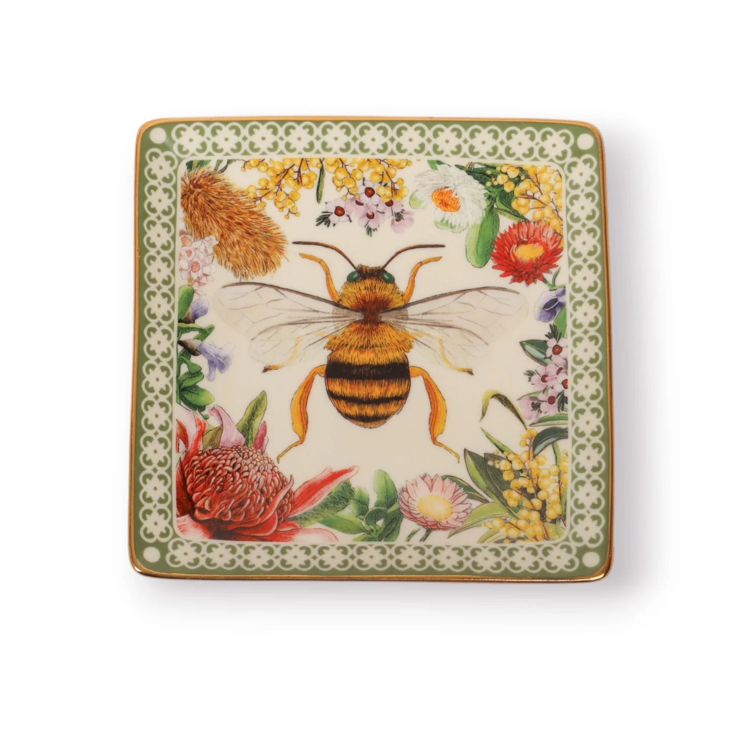 Bee Botanical - Square Tray