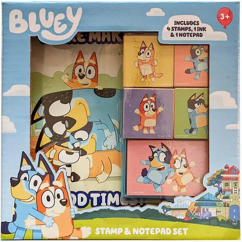 Bluey Stamp and Notepad Set