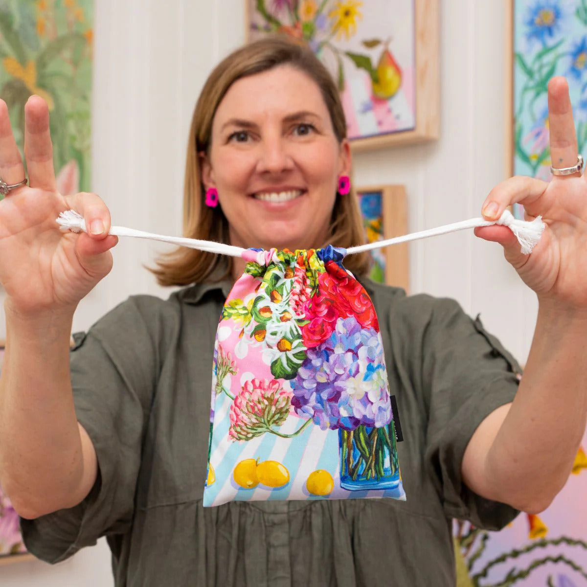 Ruby Olive Small Towel - Here Comes the Sun