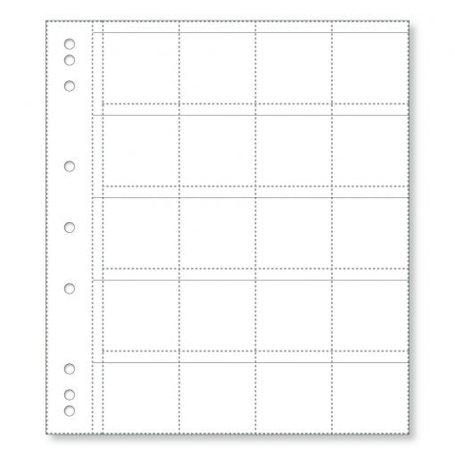 RENNIKS COIN REFILL ALBUM PAGES CR20