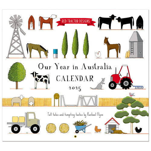 2025 RED TRACTOR calendar