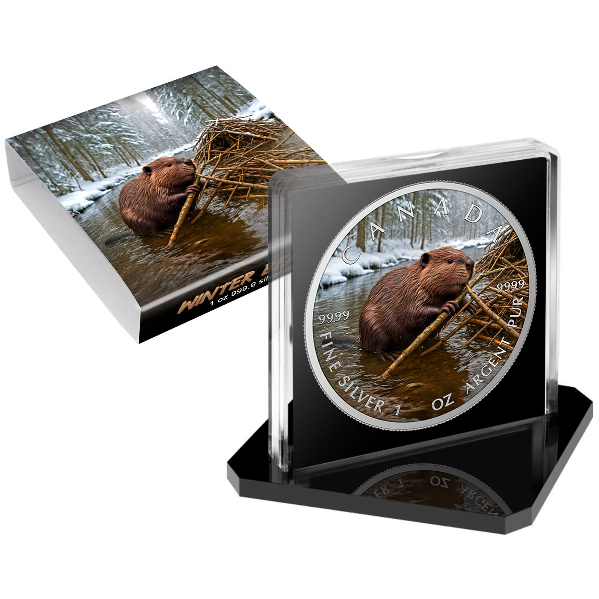 2025 Coin Canadian Winter Beaver $5