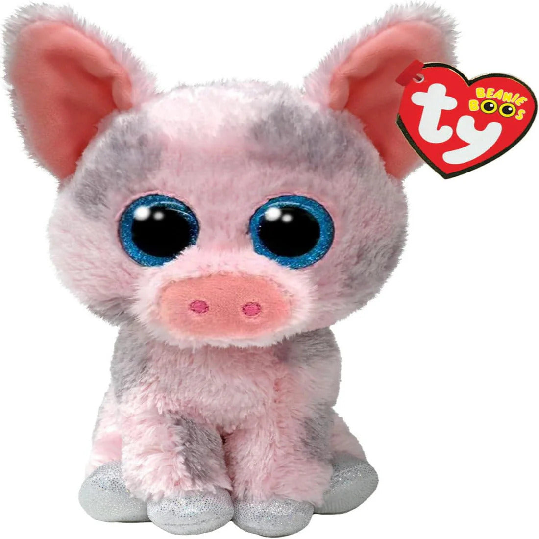 BEANIE BOOS REG HAMBONE - PINK PIG
