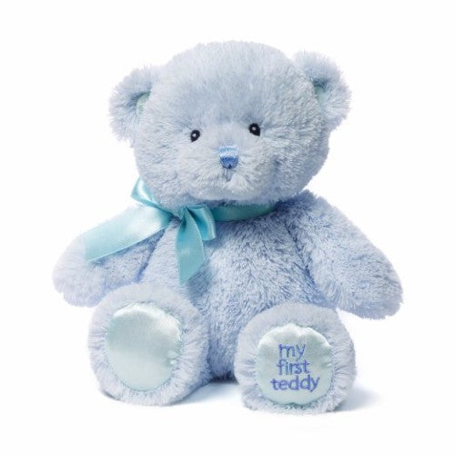 GUND MY FIRST TEDDY BLUE 25CM