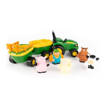 John Deere Animal Sounds Hayride Toy Vehicle Aaa