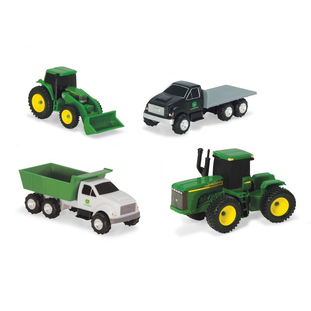 John Deere 4 Piece CARDED SET - Imaginative PLAY FOR Ages 3 TO 9 