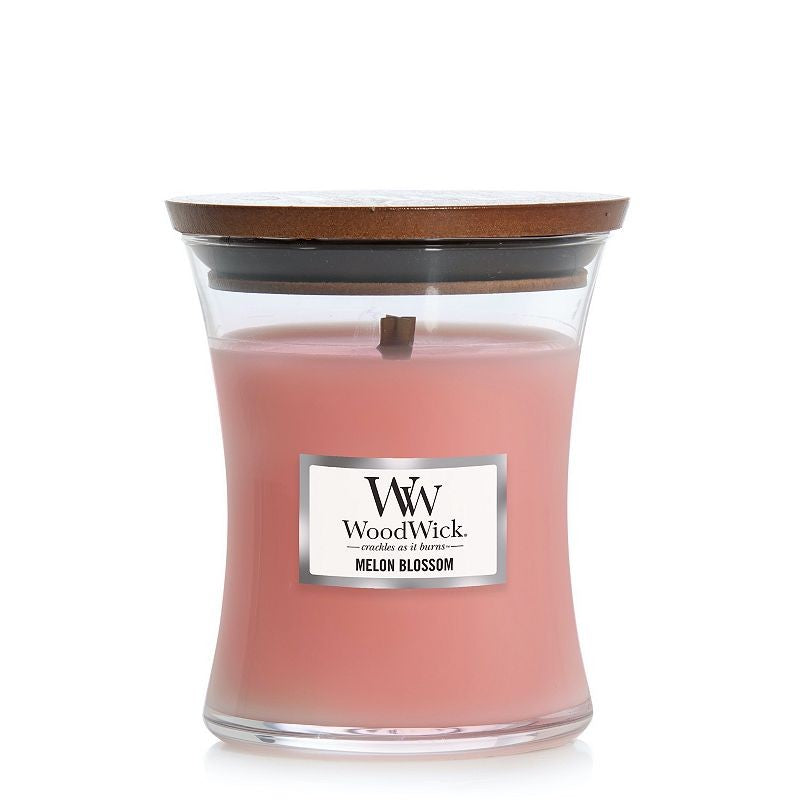 The Medium Hourglass Candle from WoodWick Adds Rich Color and Fragrance to Your Home. Its Striking Hourglass-shaped Vessel and the Soft, Soothing Soun