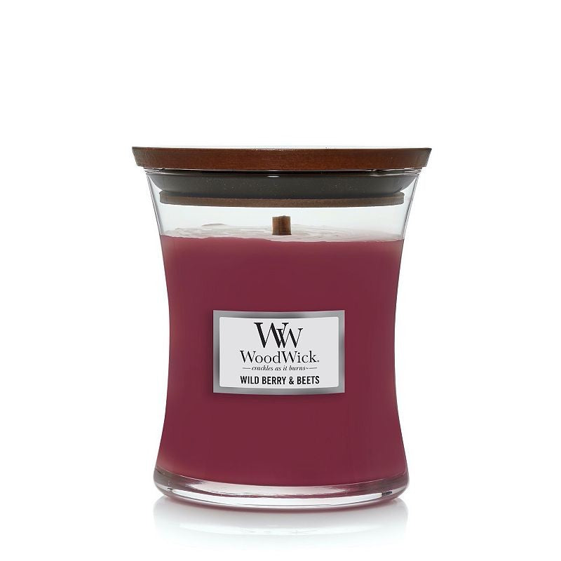 WoodWick Medium Hourglass Candle  Wild Berry & Beet