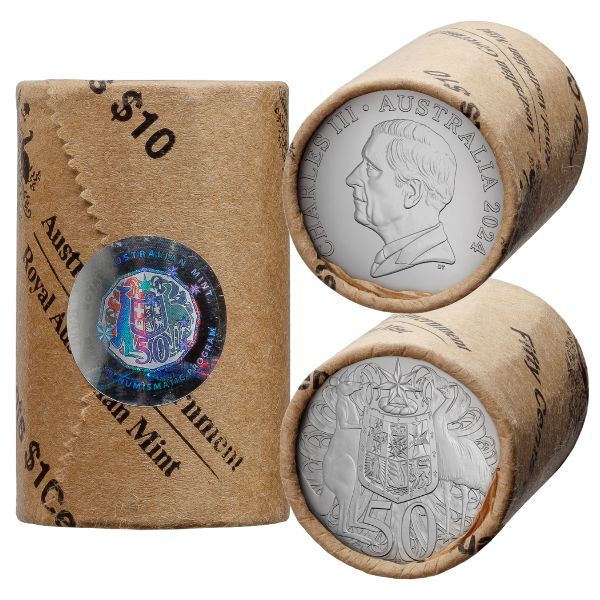 COIN ROLLED PREMIUM 50c 2024 CIRC