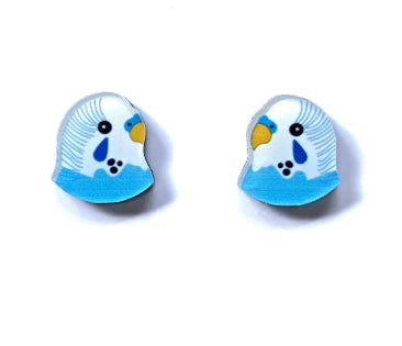 SMYLE BLUE BUDGIE STUDS