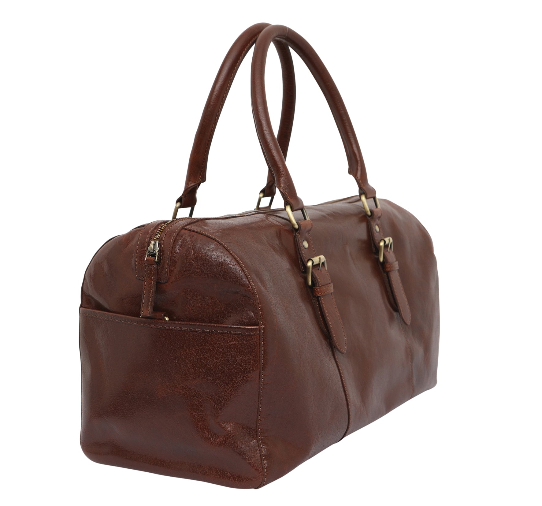 LADIES LEATHER OVERNIGHT BAG LARGE